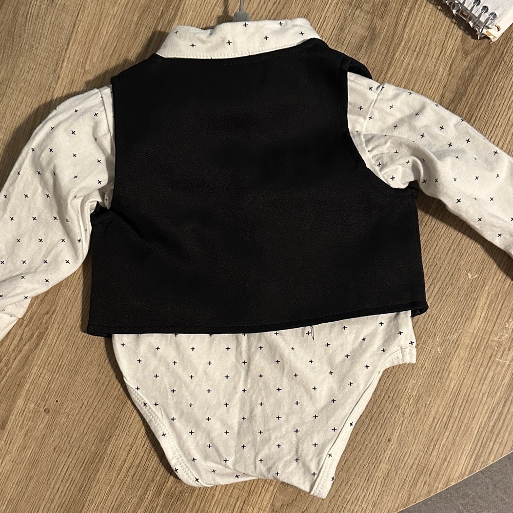 Sanmio Baby Boys Suit Black 0-3 months - Picture 4 of 9